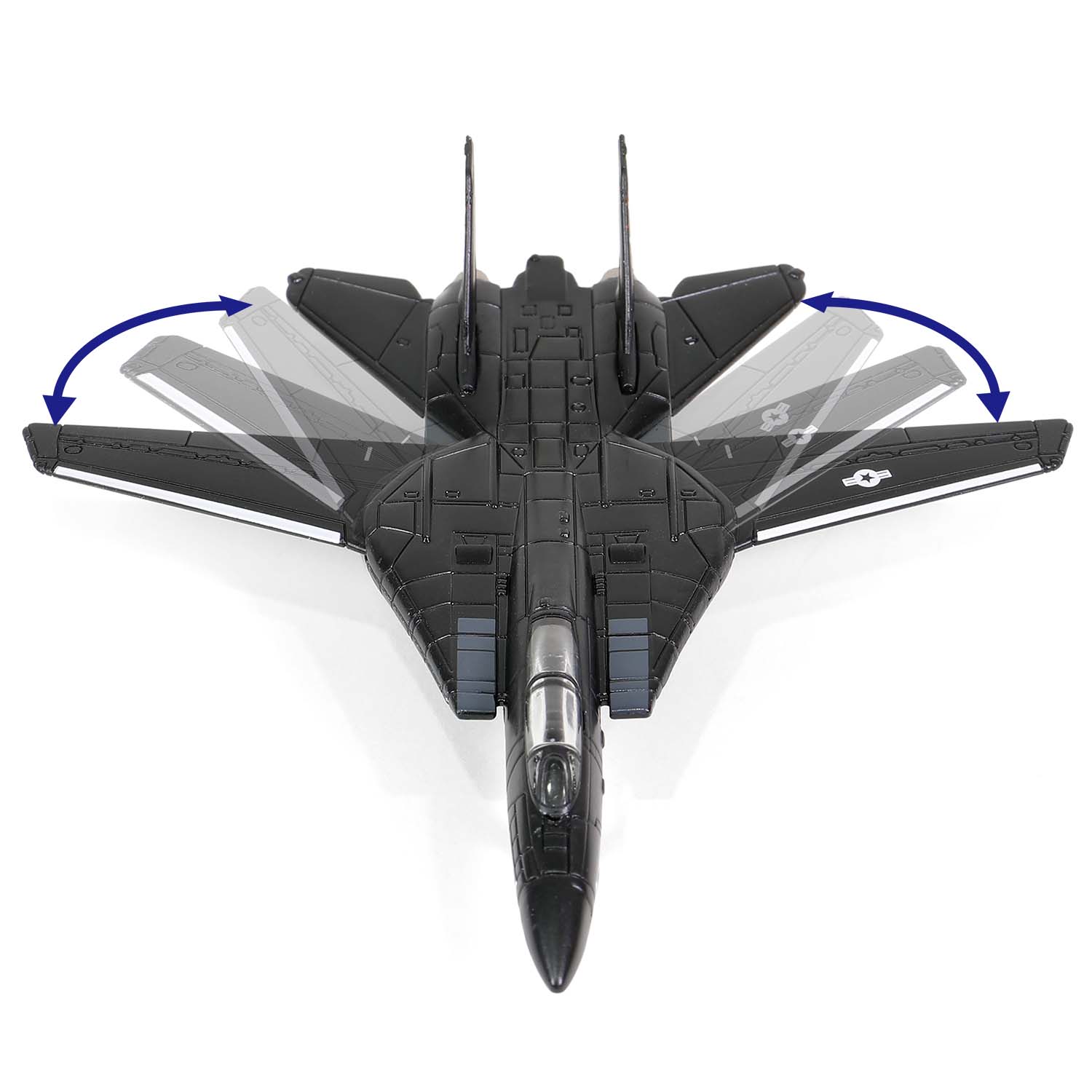 WJ-831107 美国海军企业号航母甲板 x 传奇 F-14 雄猫系列