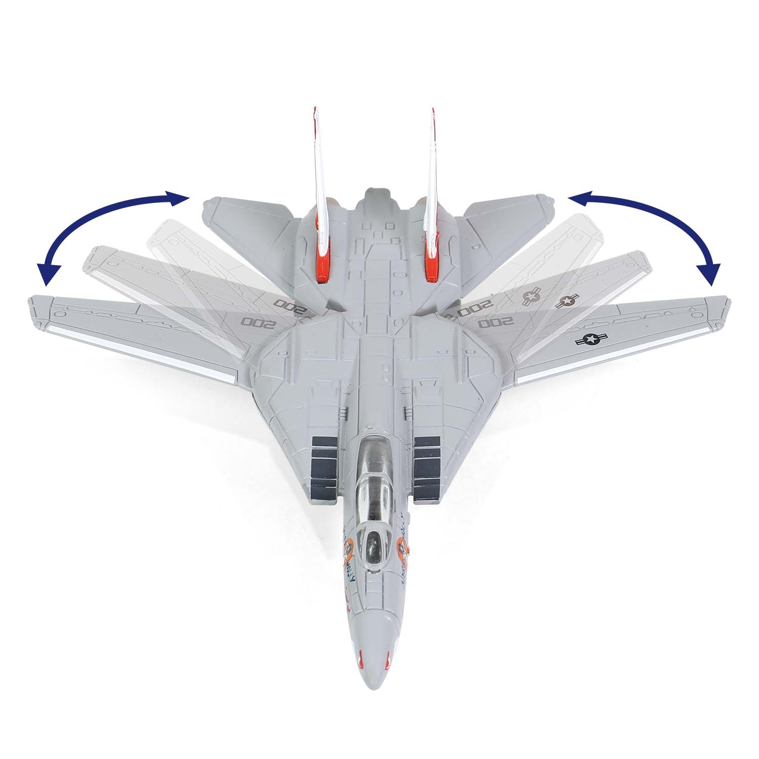 WJ-831110 美国海军企业号航母甲板 x 传奇 F-14 雄猫系列