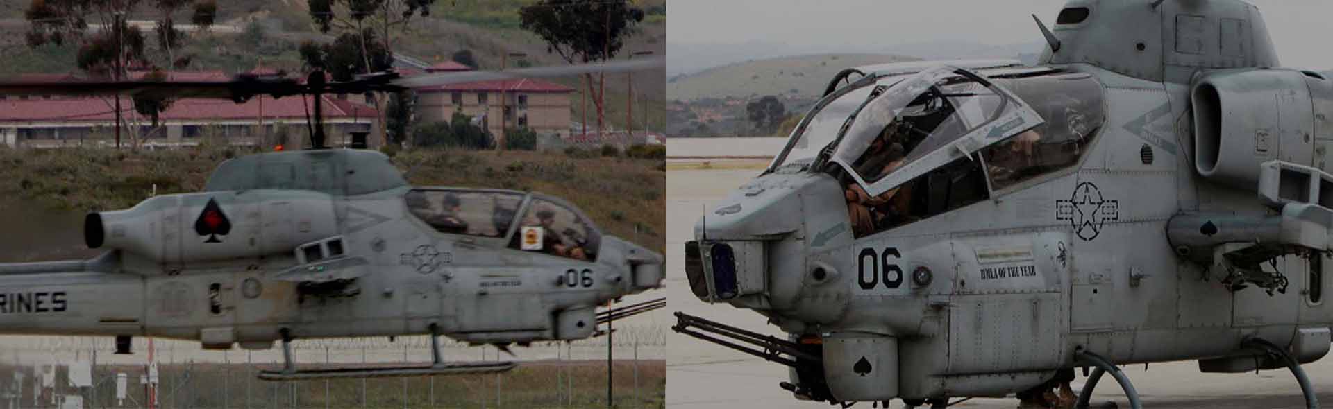 1/48 Bell AH-1W "Whiskey Cobra" U.S. Marine Corps Light attack helicopter (NTS exhaust nozzle)