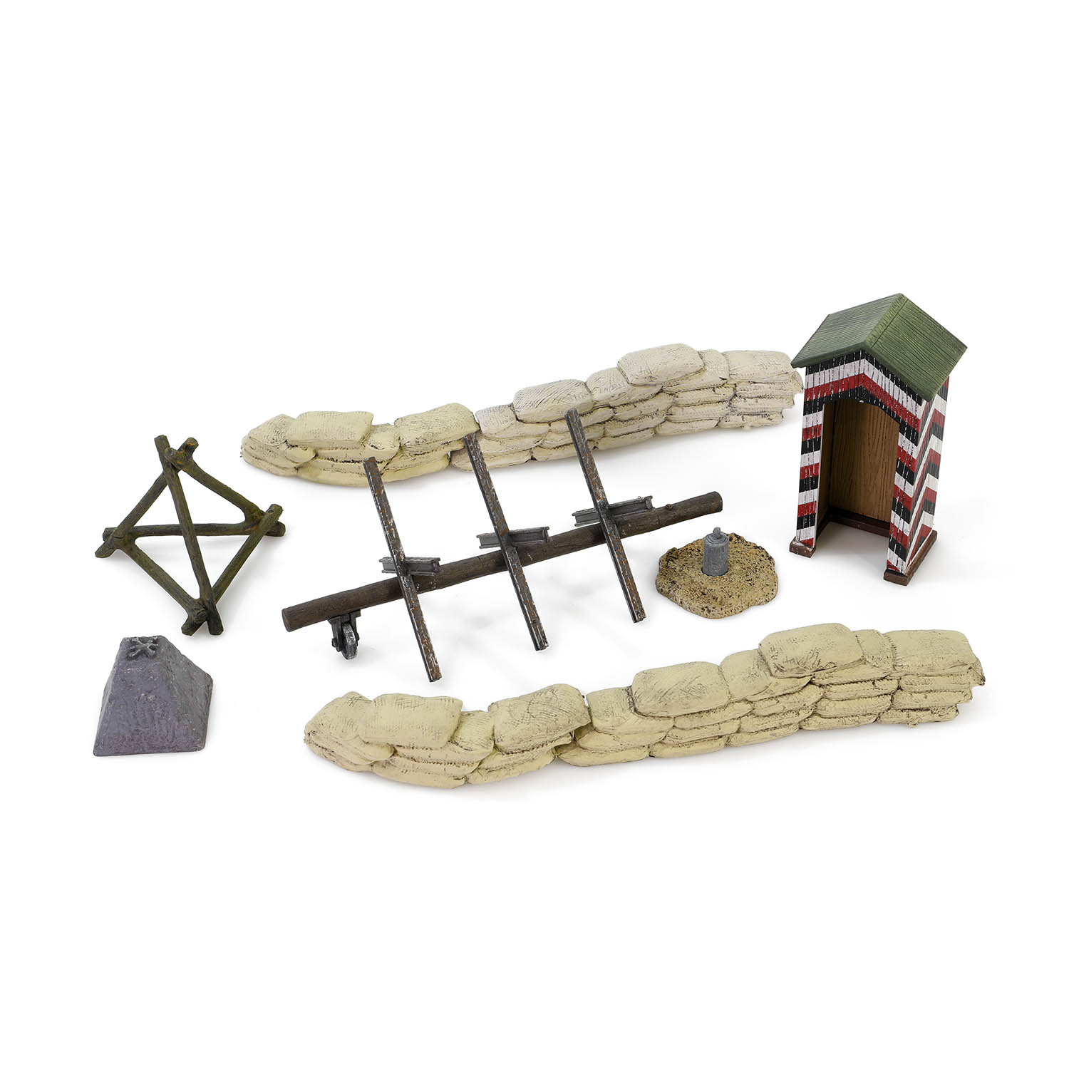 WWII Diorama Accessories Series - Check Point II set